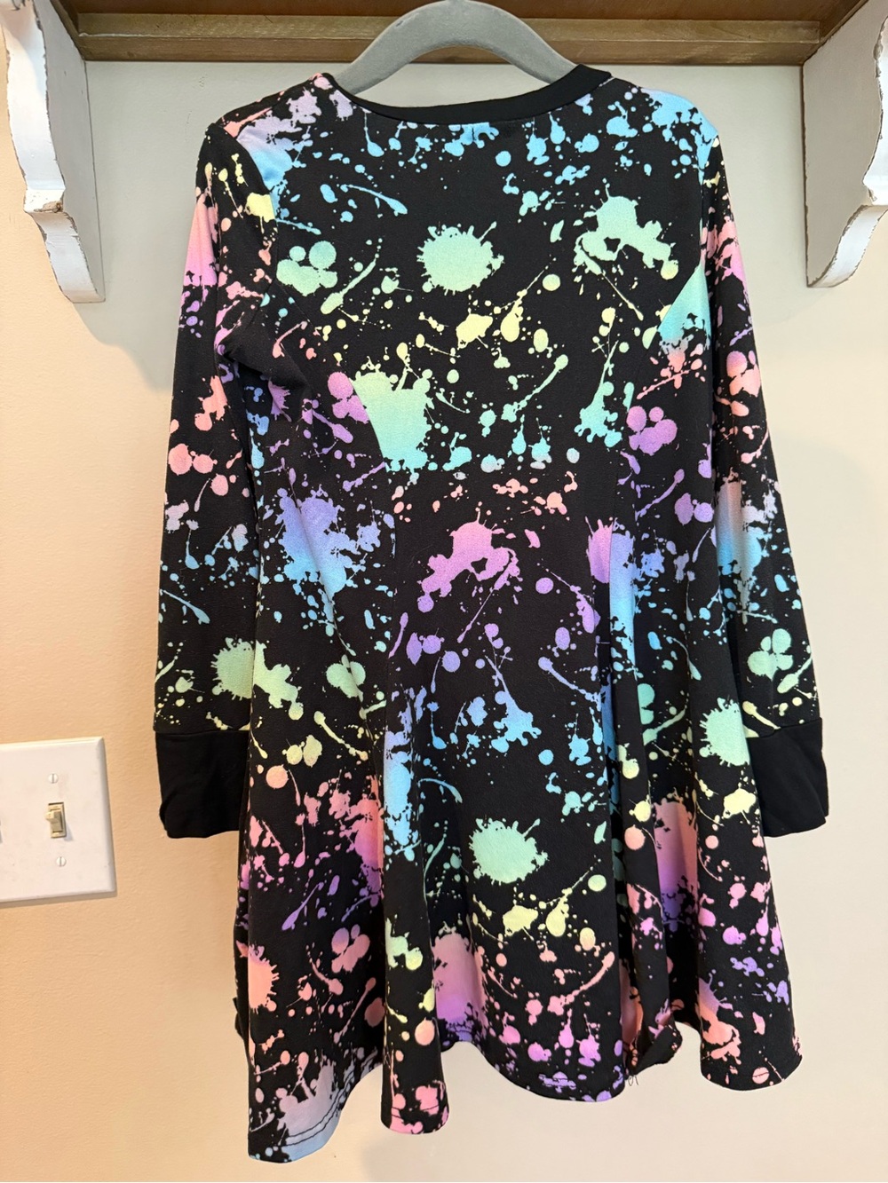 Pixie Lane Paint Splatter Twirl Dress - Picture 2 of 3